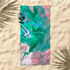 83 Oranges Another Worldly Beach Towel
