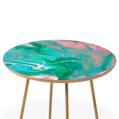 83 Oranges Another Worldly Round Side Table
