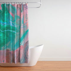 83 Oranges Another Worldly Shower Curtain