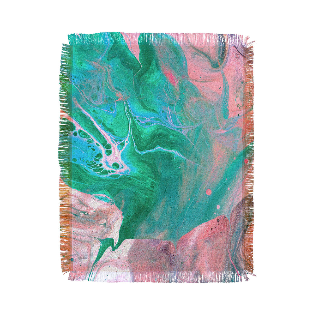 83 Oranges Another Worldly Throw Blanket