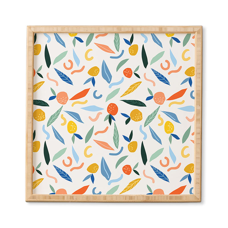 83 Oranges Art Is To Give Life A Shape Framed Wall Art