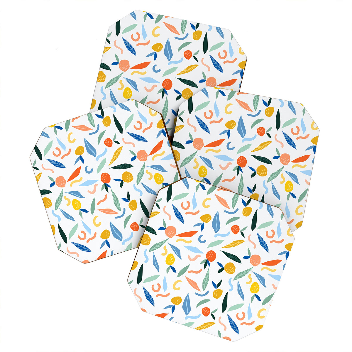 83 Oranges Art Is To Give Life A Shape Coaster Set