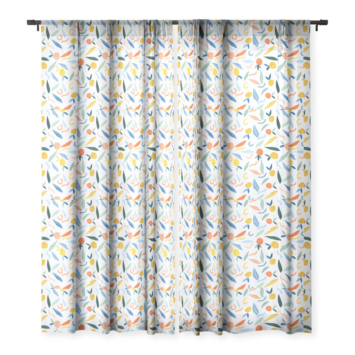 83 Oranges Art Is To Give Life A Shape Sheer Window Curtain