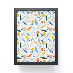 83 Oranges Art Is To Give Life A Shape Framed Mini Art Print