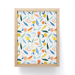 83 Oranges Art Is To Give Life A Shape Framed Mini Art Print