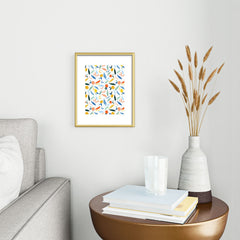 83 Oranges Art Is To Give Life A Shape Metal Framed Art Print
