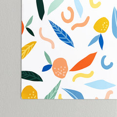 83 Oranges Art Is To Give Life A Shape Poster