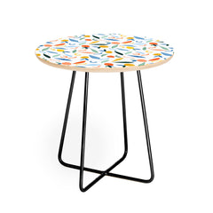 83 Oranges Art Is To Give Life A Shape Round Side Table
