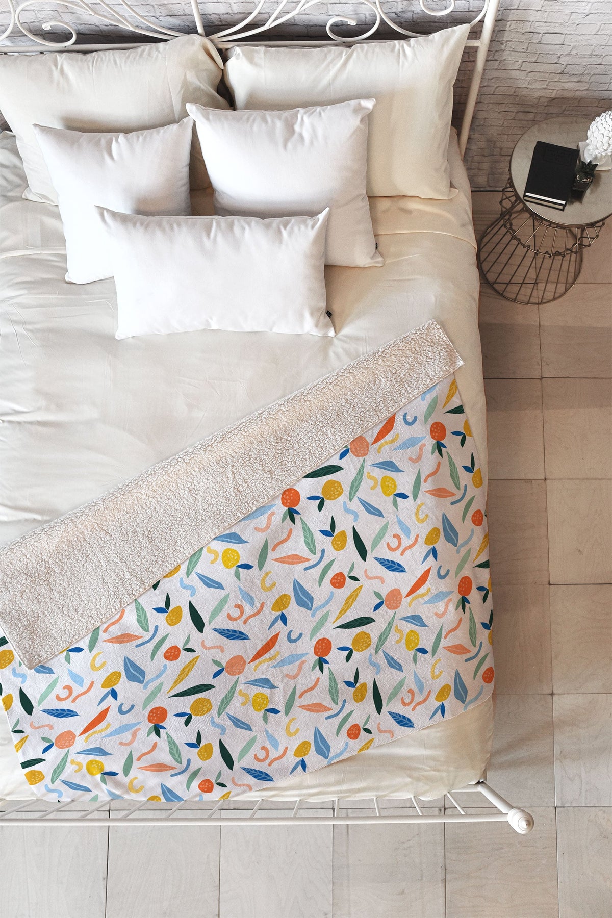 83 Oranges Art Is To Give Life A Shape Fleece Throw Blanket