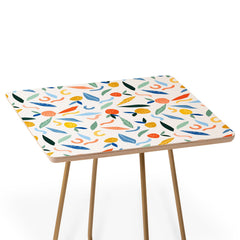 83 Oranges Art Is To Give Life A Shape Side Table