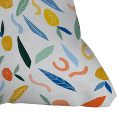 83 Oranges Art Is To Give Life A Shape Throw Pillow