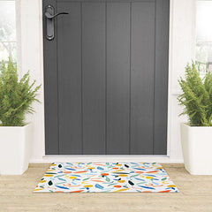 83 Oranges Art Is To Give Life A Shape Welcome Mat