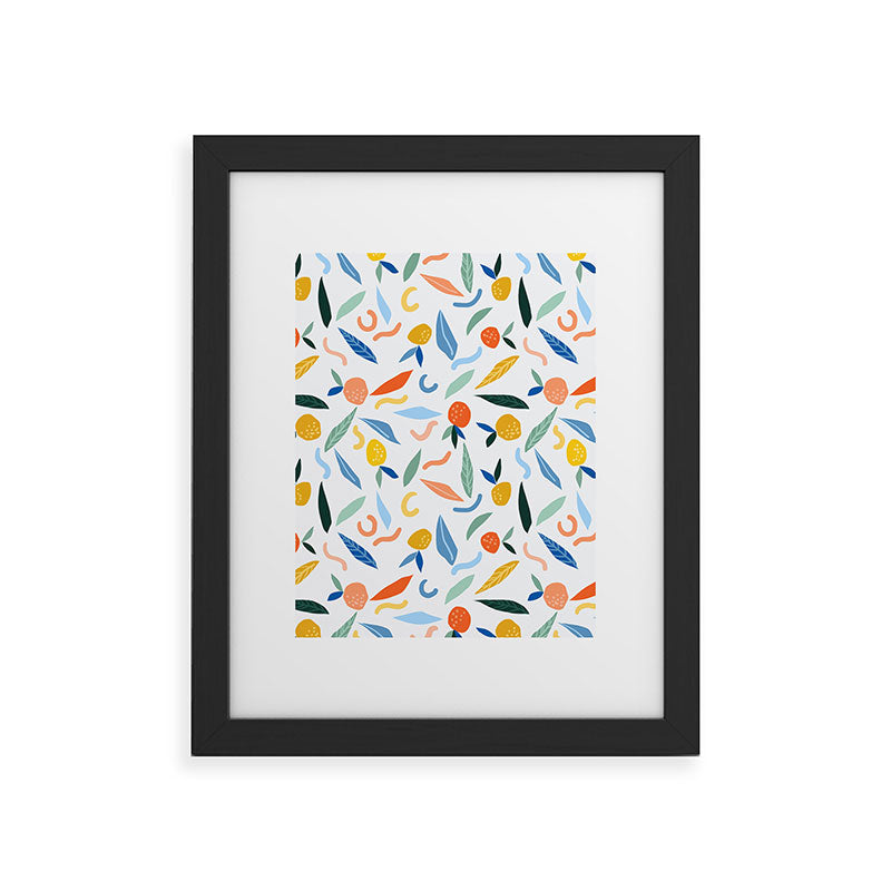 83 Oranges Art Is To Give Life A Shape Framed Art Print