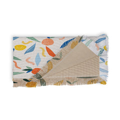 83 Oranges Art Is To Give Life A Shape Throw Blanket