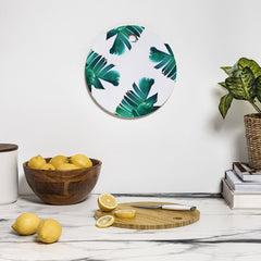83 Oranges Banana Leaf Crush Cutting Board Round