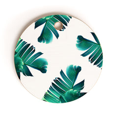 83 Oranges Banana Leaf Crush Cutting Board Round