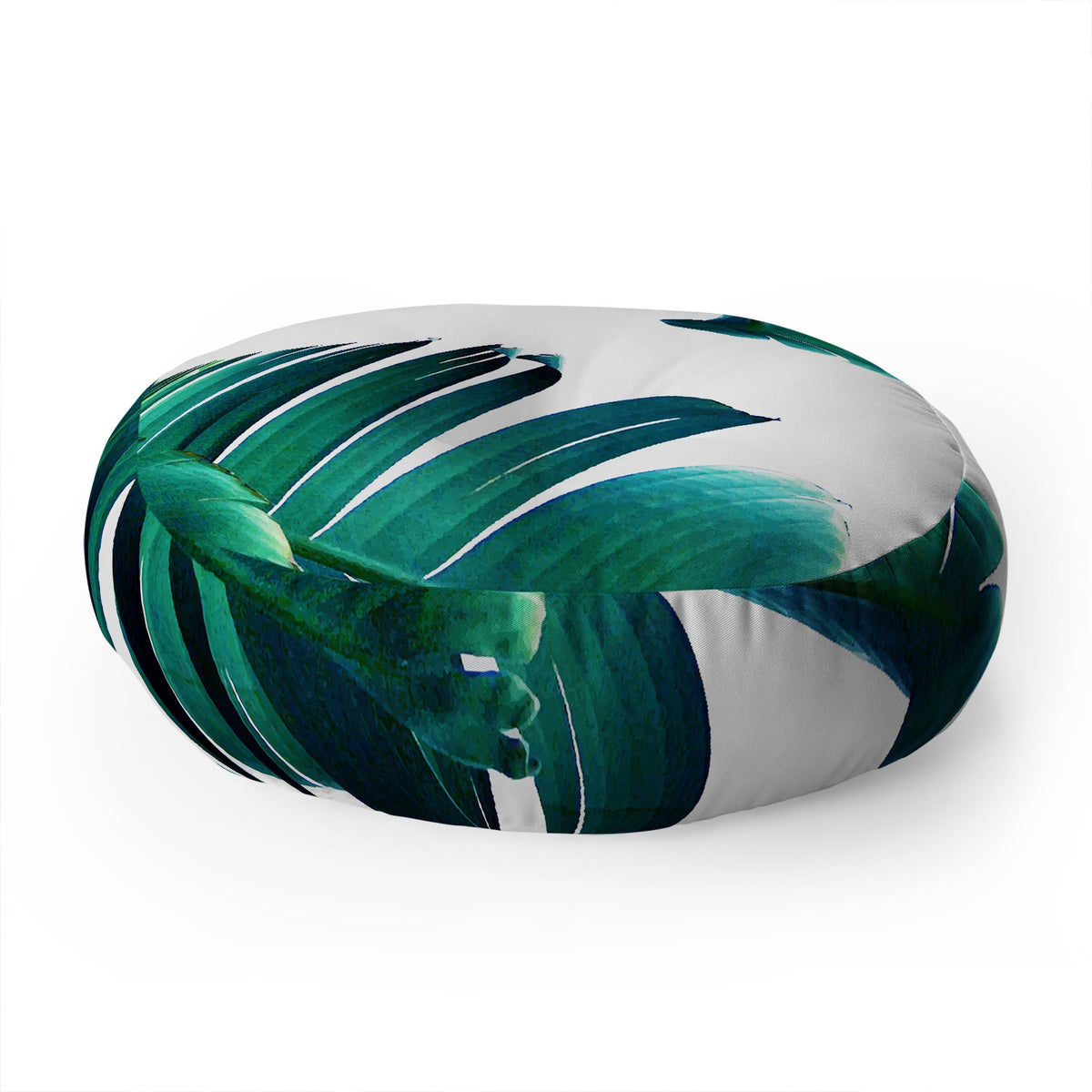 83 Oranges Banana Leaf Crush Floor Pillow Round