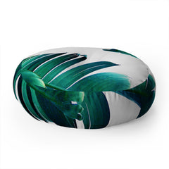 83 Oranges Banana Leaf Crush Floor Pillow Round