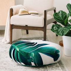 83 Oranges Banana Leaf Crush Floor Pillow Round