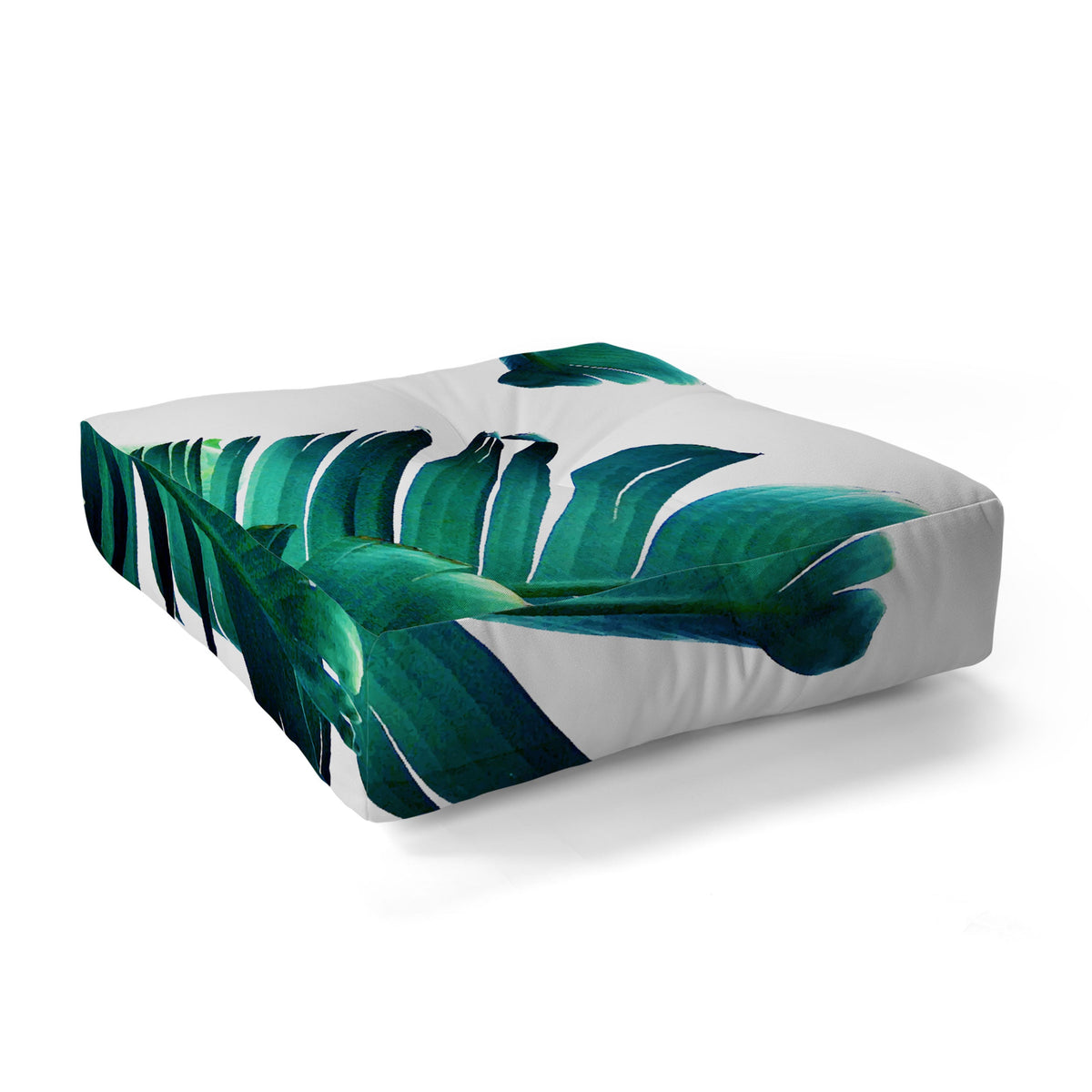 83 Oranges Banana Leaf Crush Floor Pillow Square