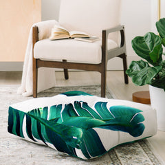83 Oranges Banana Leaf Crush Floor Pillow Square