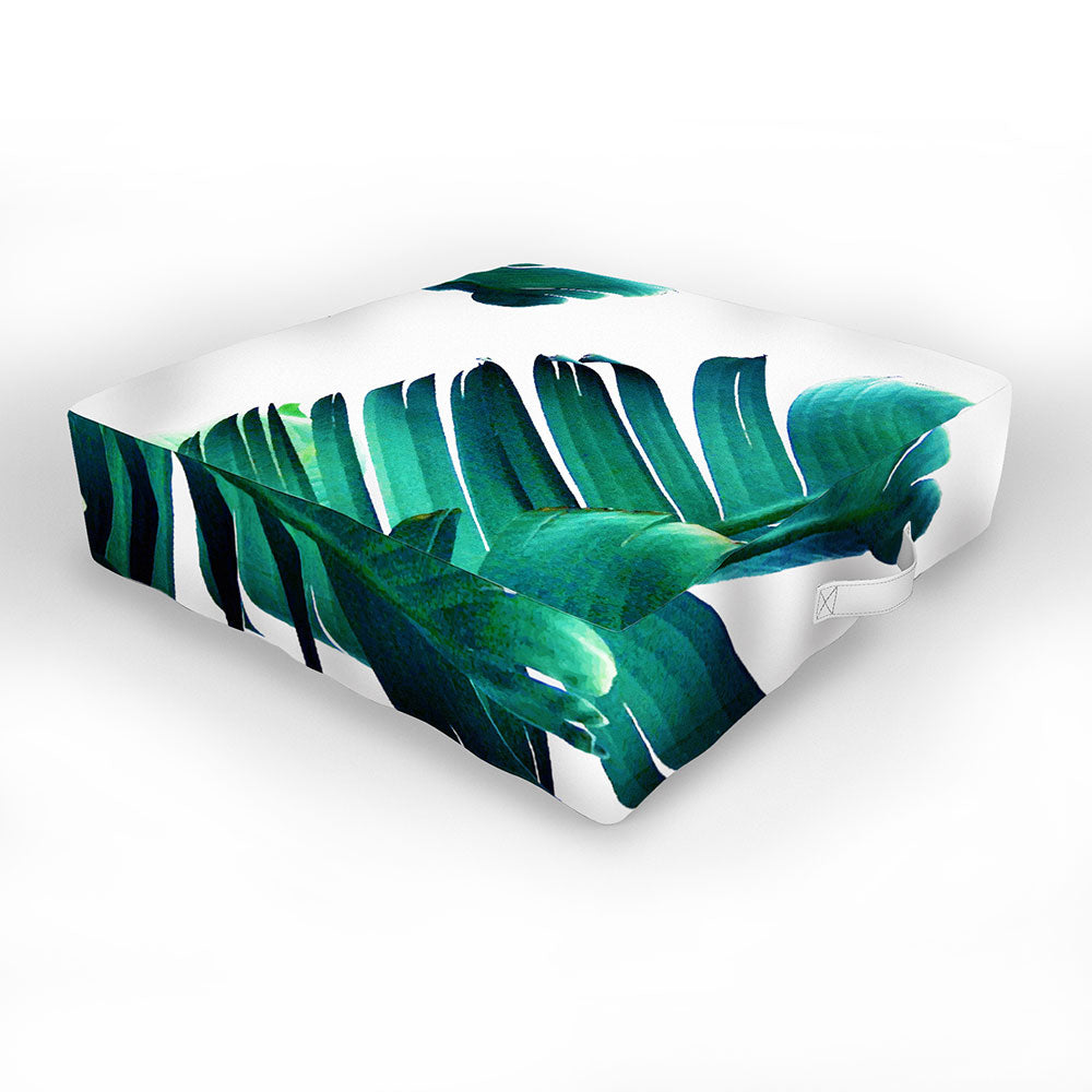 83 Oranges Banana Leaf Crush Outdoor Floor Cushion