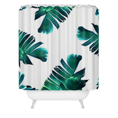 83 Oranges Banana Leaf Crush Shower Curtain