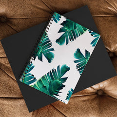 83 Oranges Banana Leaf Crush Spiral Notebook
