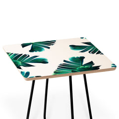 83 Oranges Banana Leaf Crush Side Table