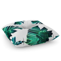 83 Oranges Banana Leaf Crush Floor Pillow Square