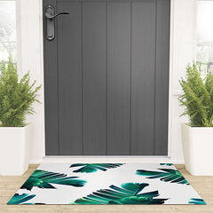 83 Oranges Banana Leaf Crush Welcome Mat
