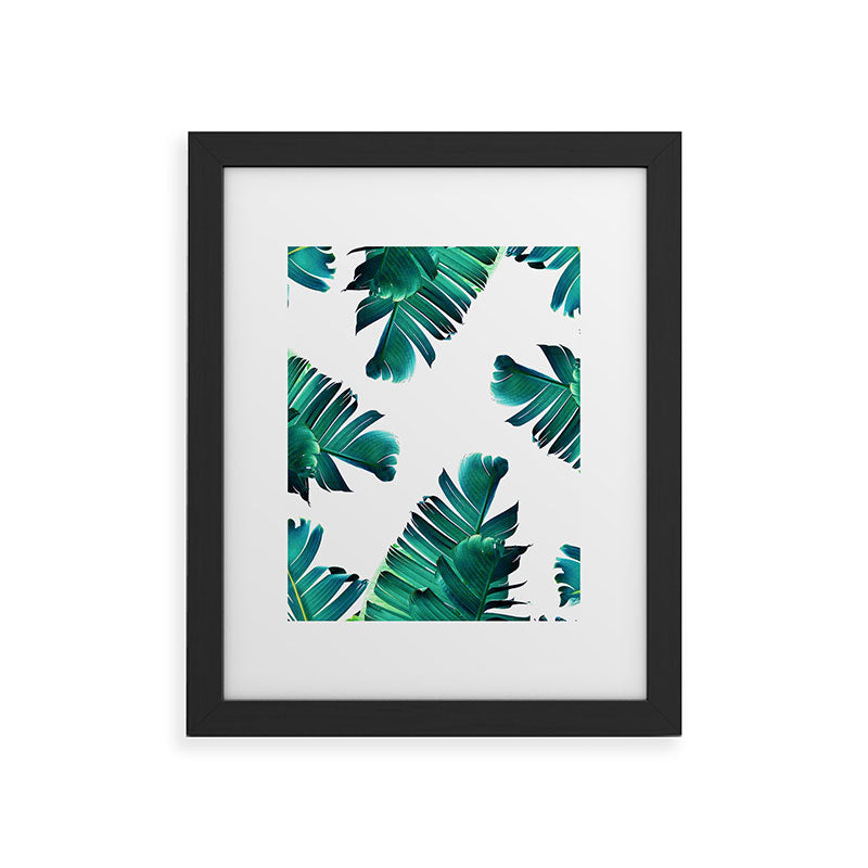 83 Oranges Banana Leaf Crush Framed Art Print