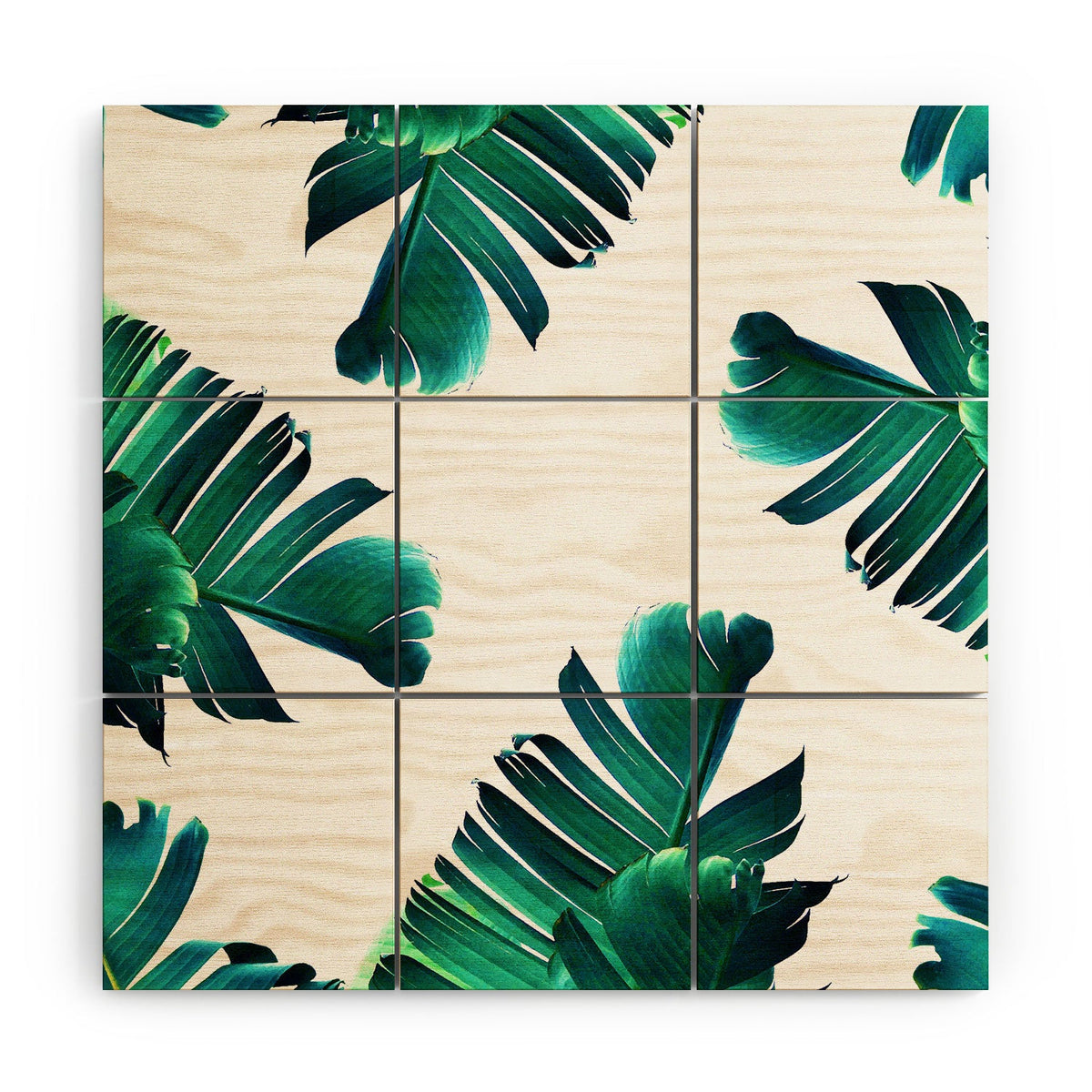 83 Oranges Banana Leaf Crush Wood Wall Mural