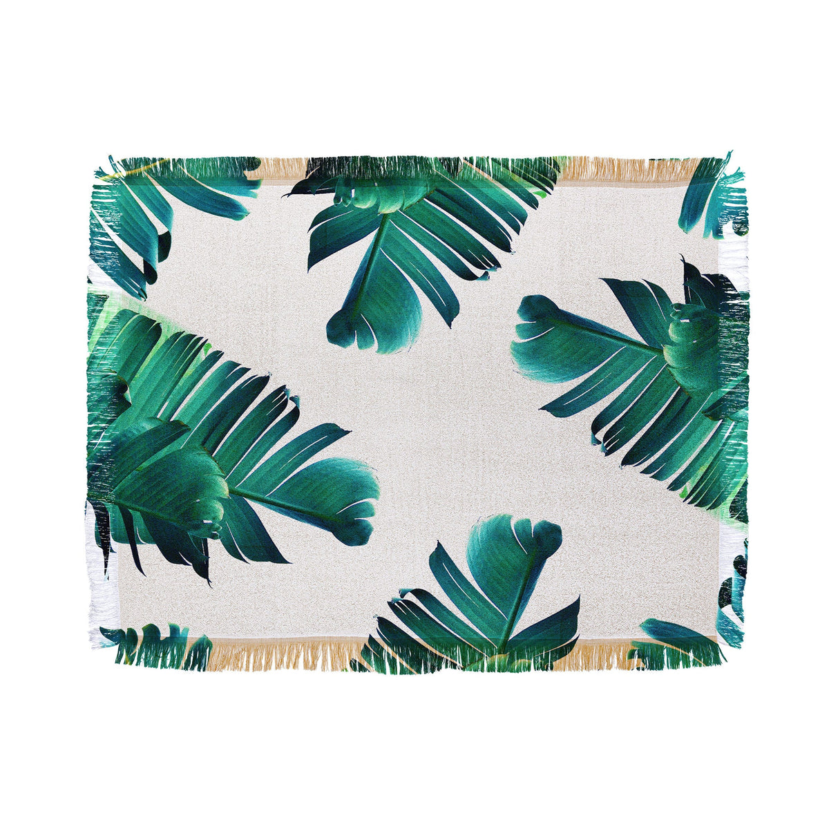 83 Oranges Banana Leaf Crush Throw Blanket