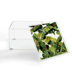 83 Oranges Banana Leaf Salad Acrylic Box