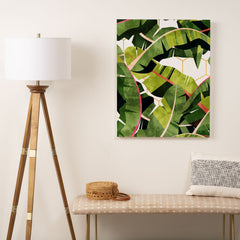 83 Oranges Banana Leaf Salad Art Canvas