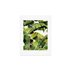 83 Oranges Banana Leaf Salad Art Print