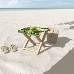 83 Oranges Banana Leaf Salad Folding Stool