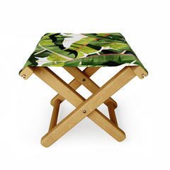 83 Oranges Banana Leaf Salad Folding Stool