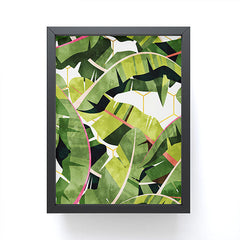 83 Oranges Banana Leaf Salad Framed Mini Art Print
