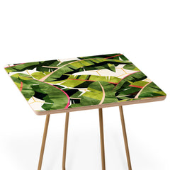 83 Oranges Banana Leaf Salad Side Table