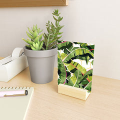 83 Oranges Banana Leaf Salad Mini Art Print