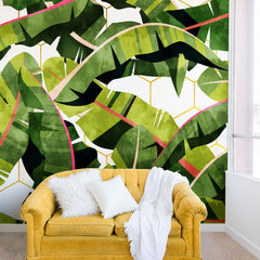 83 Oranges Banana Leaf Salad Wall Mural