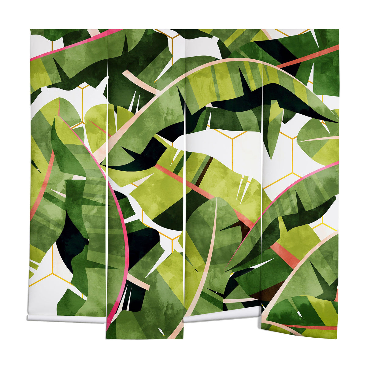 83 Oranges Banana Leaf Salad Wall Mural