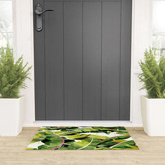 83 Oranges Banana Leaf Salad Welcome Mat