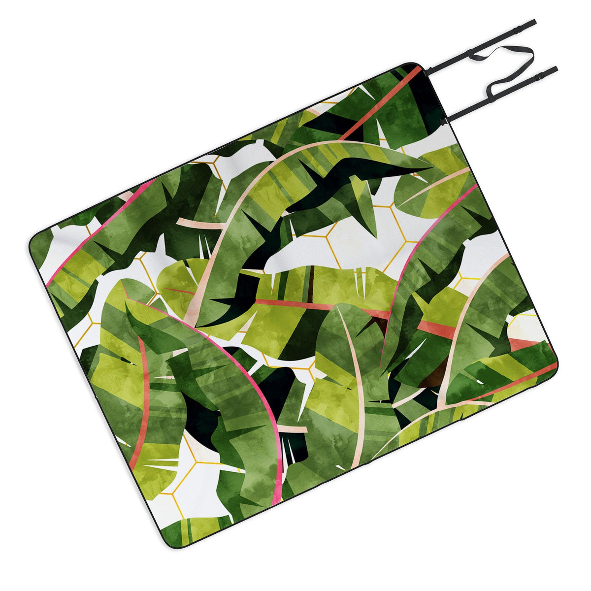 83 Oranges Banana Leaf Salad Picnic Blanket