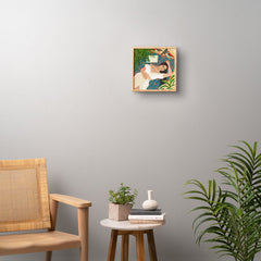 83 Oranges Beach Read Sleep Repeat Framed Wall Art