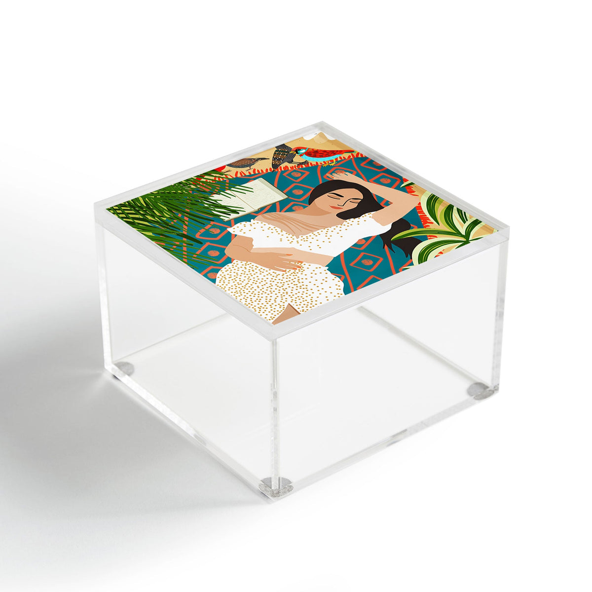 83 Oranges Beach Read Sleep Repeat Acrylic Box