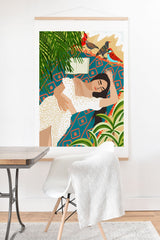 83 Oranges Beach Read Sleep Repeat Art Print And Hanger