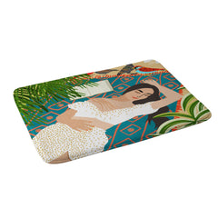 83 Oranges Beach Read Sleep Repeat Memory Foam Bath Mat